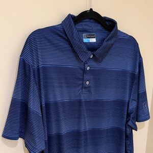 PGA Tour Men’s Golf  Short Sleeve Men’s  Athletic  Shirt  Button Collar XXL